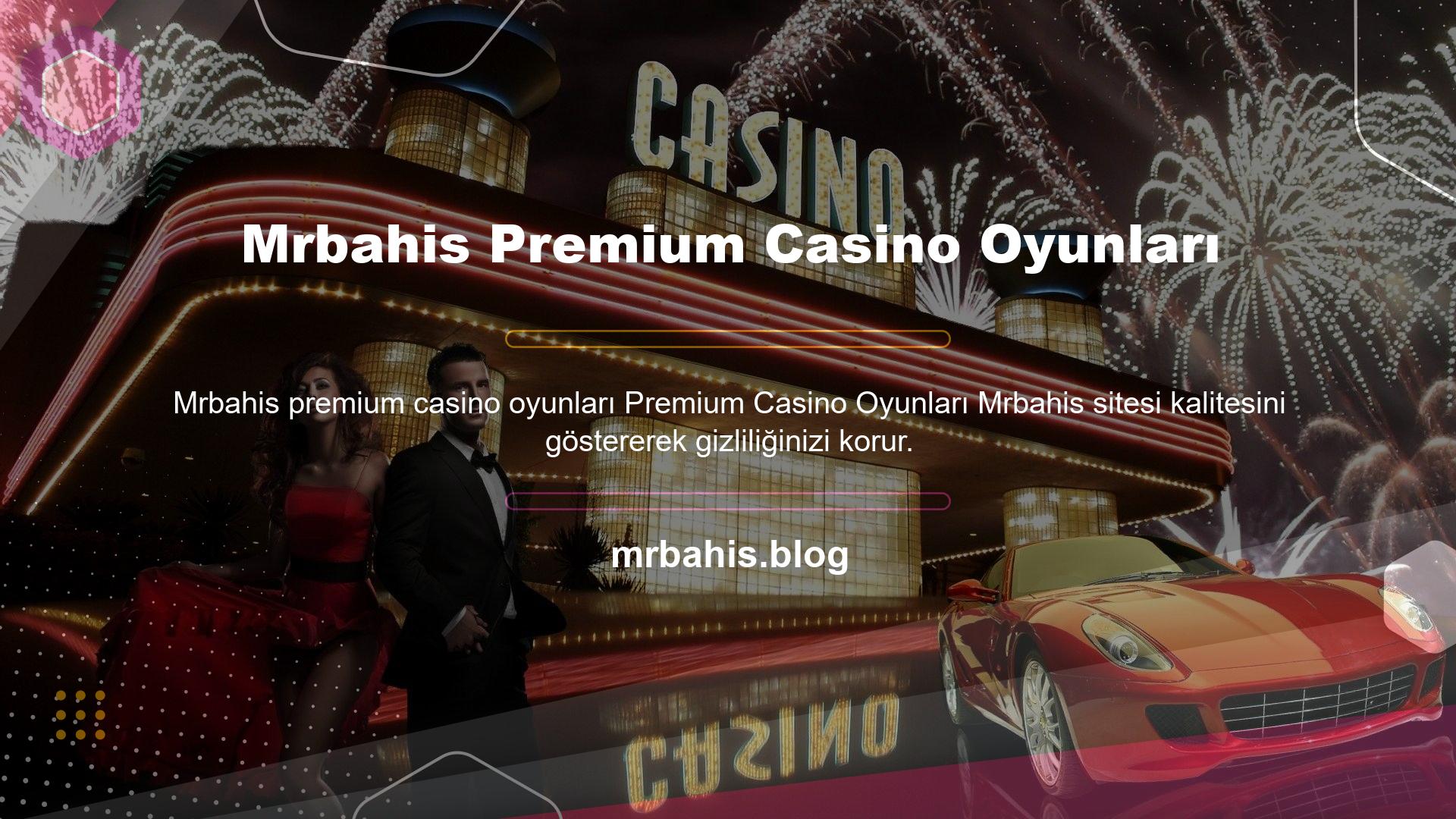 Mrbahis Premium Casino Oyunları