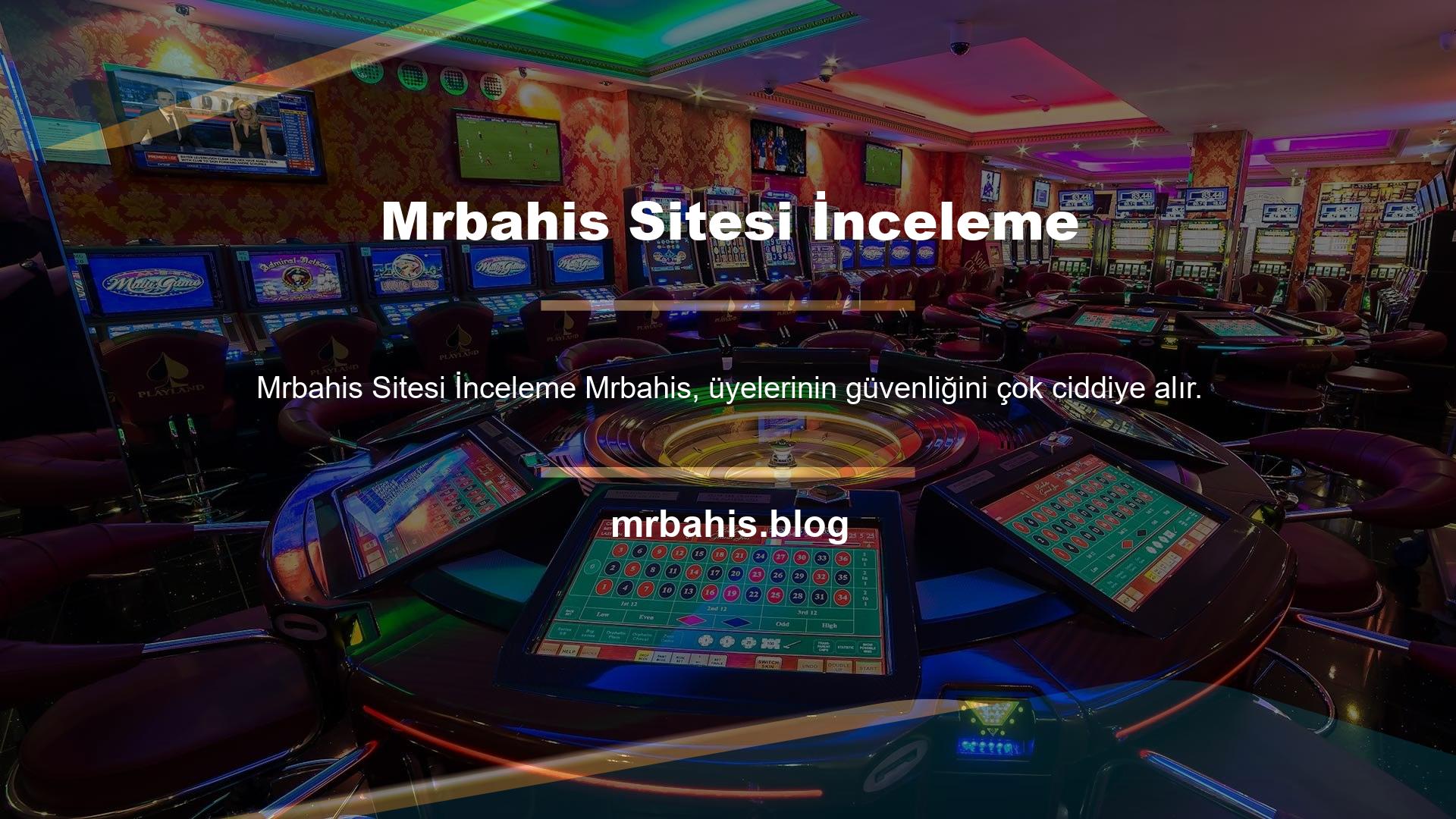 Canlı bahis ve casino oyun sitesi Mrbahis, güven konusunu her zaman ön planda tutan bahis sitelerinden biridir